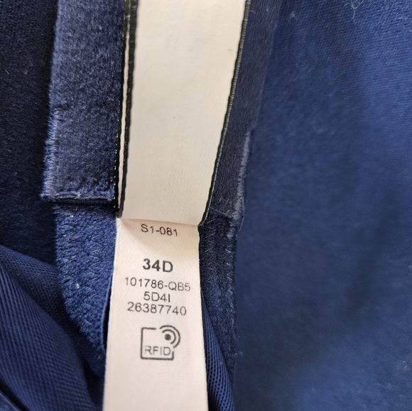 Dream Angels Silver Navy Blue Push-Up Underwire Bra - Picture 11 of 12